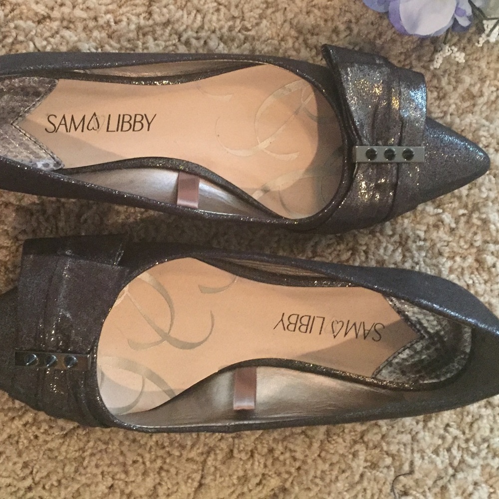 💥DONATE SOON💥SAM & LIBBY gray ballet bow flats